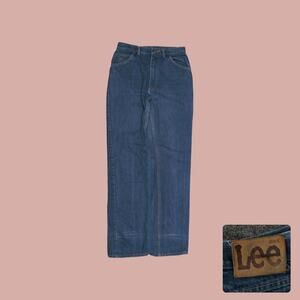 Vintage 70s Lee Riders Dark Wash High Rise Jeans 29x35